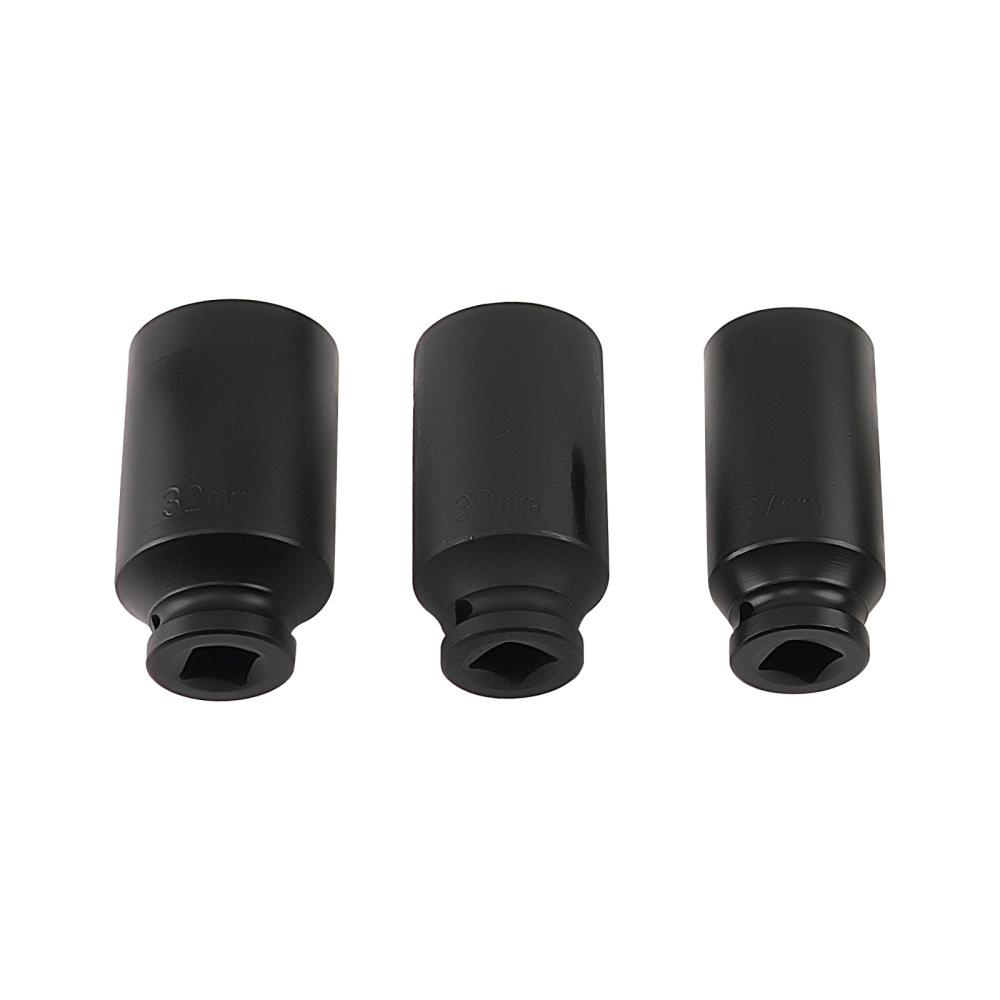 1/2 Drive Deep Socket Set 16 Pieces 10-32MM 12 Point Impact Metric CR-V