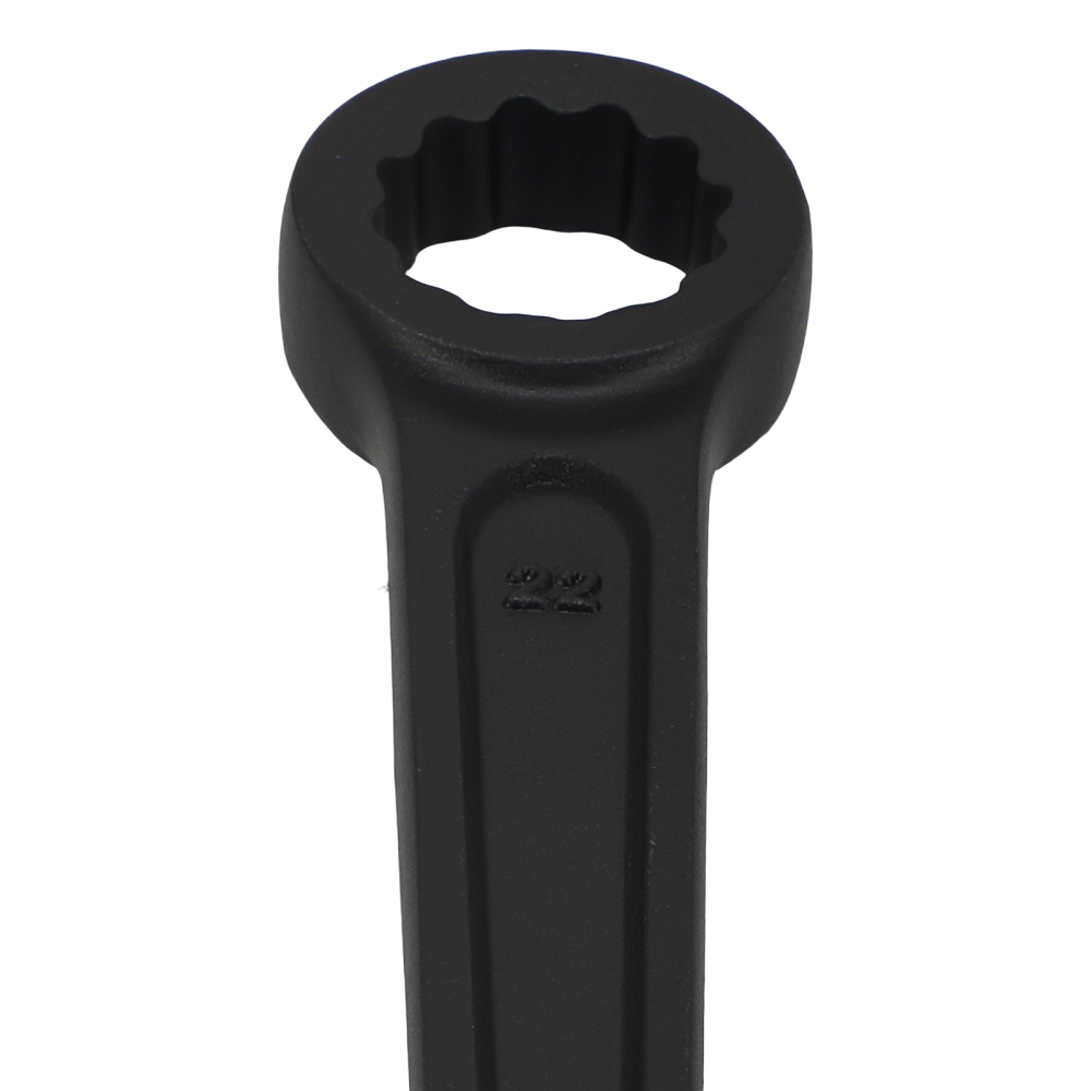 22mm Slogging Box End Striking Ring Wrench Spanner Bi-Hex 12 Sided Metric