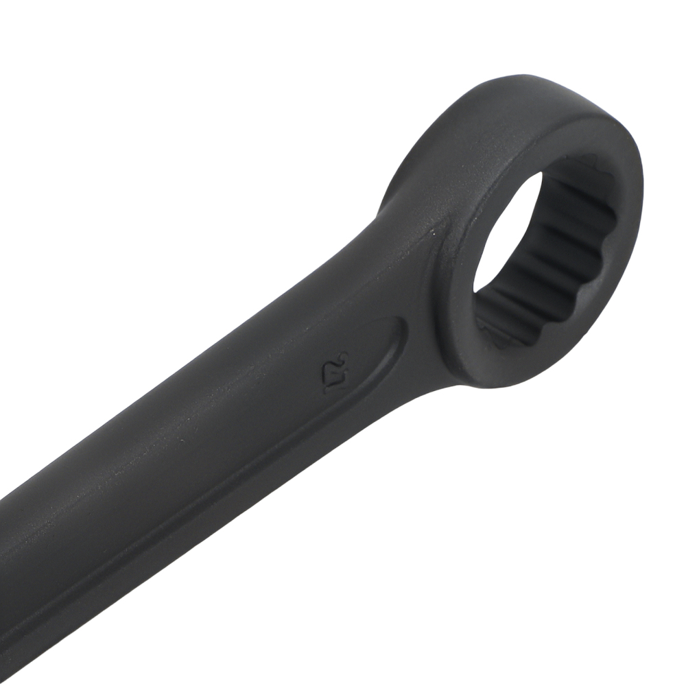 27mm Box End Striking Tool CrV Spanner 12 Point Metric Wrench Bi-Hex 180mm
