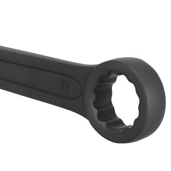 27mm Bi-Hex Striking Spanner Box End CrV Wrench 12 Point 180mm Slogging