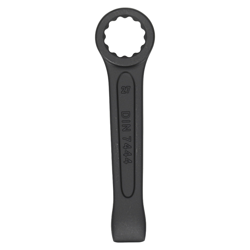 27mm Box End Striking Tool CrV Spanner 12 Point Metric Wrench Bi-Hex 180mm