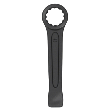 27mm Bi-Hex Striking Spanner Box End CrV Wrench 12 Point 180mm Slogging