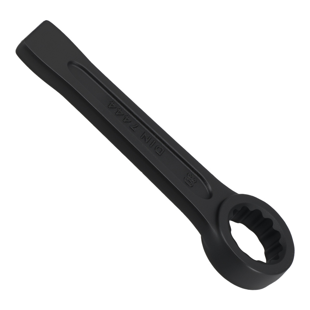 30mm 12 Point Box End Striking Wrench CrV Bi-Hex Metric Spanner 190mm Slogging