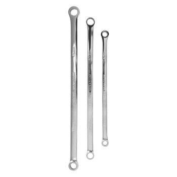 6 Piece Box End Wrench Set Extra Long Metric 8-19mm 12 Point Heavy Duty
