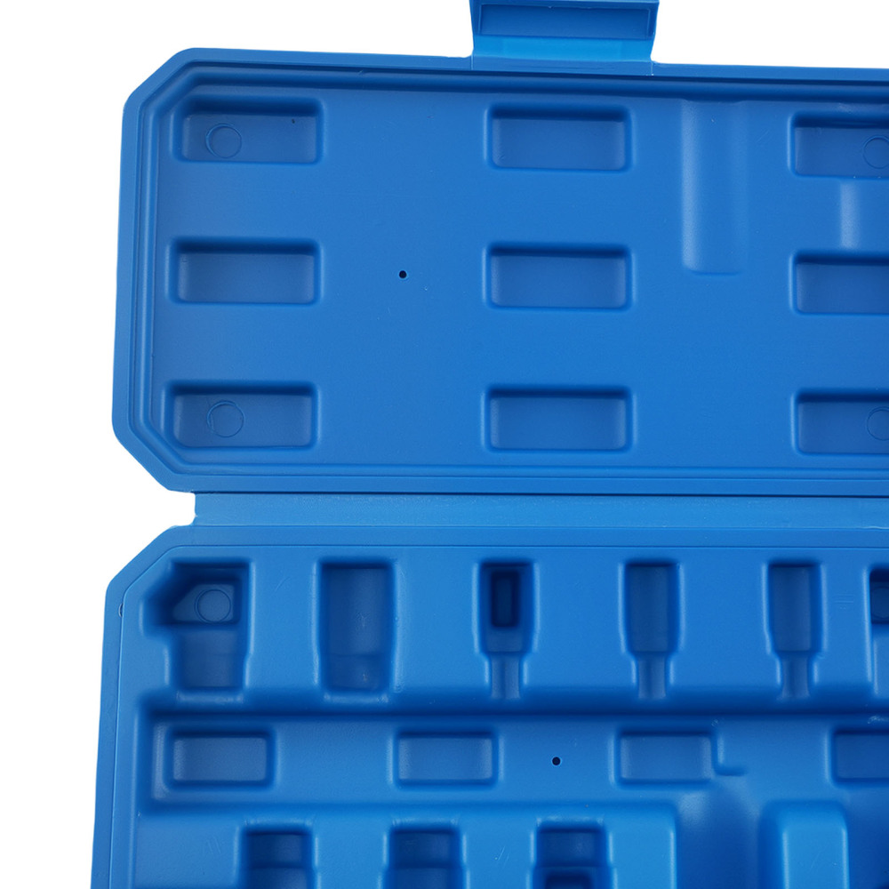 10pc CRV Spline Socket Triple Square 1/4 3/8 1/2 Drive M4-M18