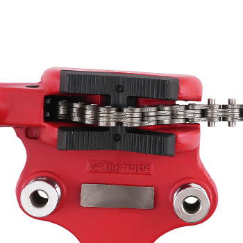 1/4-6 Bench Cast Iron Chain Vise 28 Pipe Steel Jaw Heavy Duty Clamp
