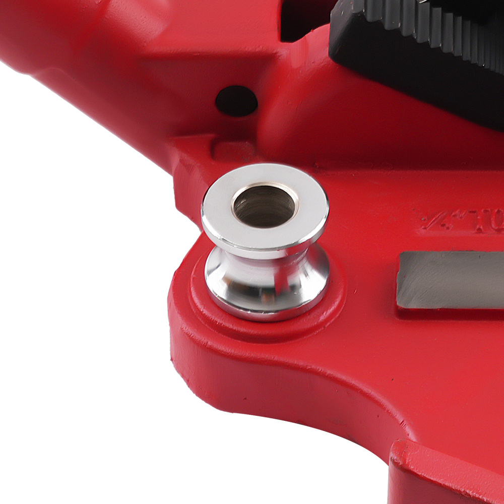 1/4-6 Bench Cast Iron Chain Vise 28 Pipe Steel Jaw Heavy Duty Clamp