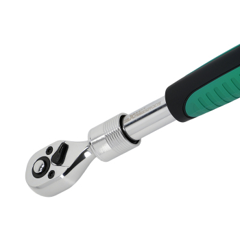 1/4 inch 72-Tooth Extendable Ratchet Handle Quick Release Soft Grip 194-256mm