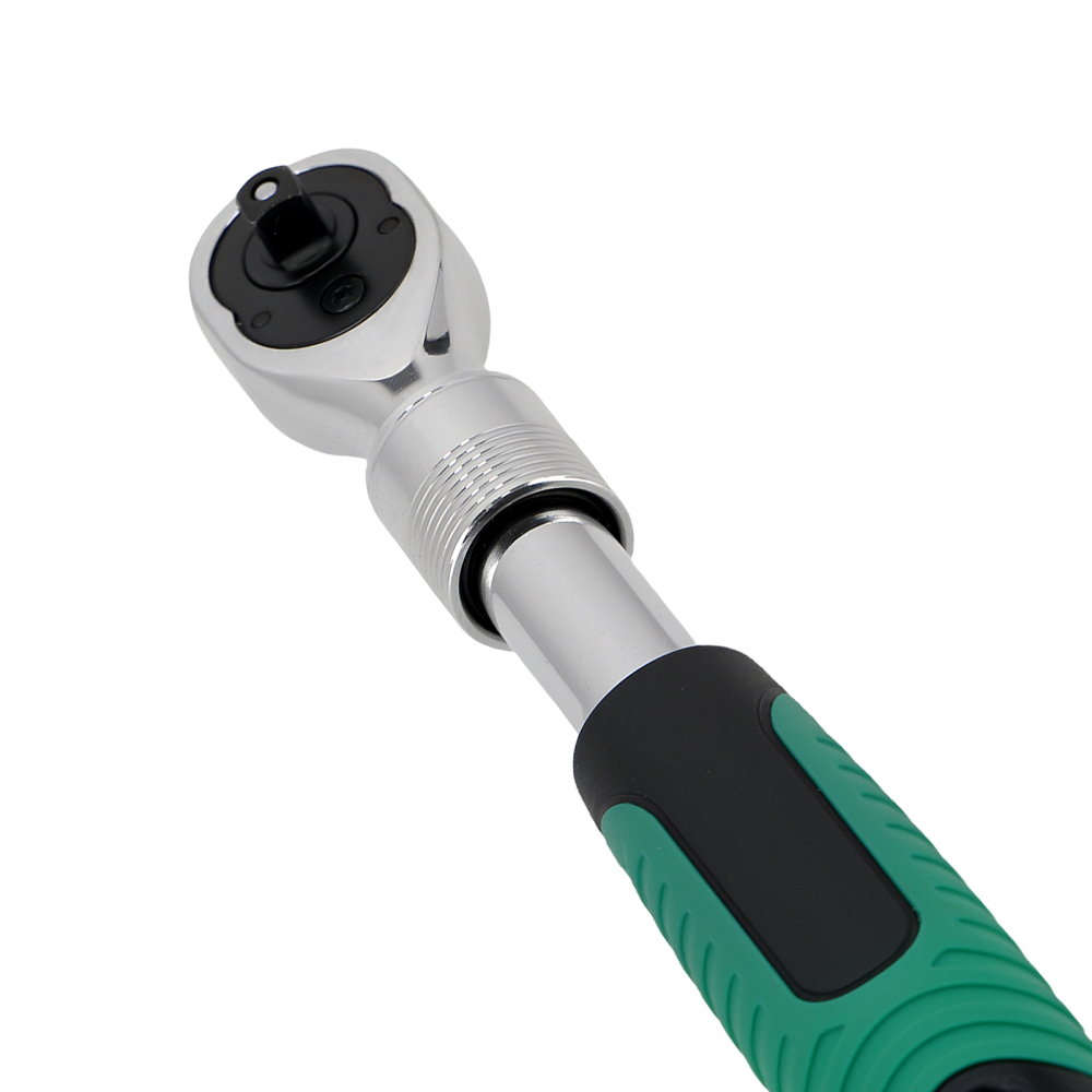 1/4 inch 72-Tooth Extendable Ratchet Handle Quick Release Soft Grip 194-256mm