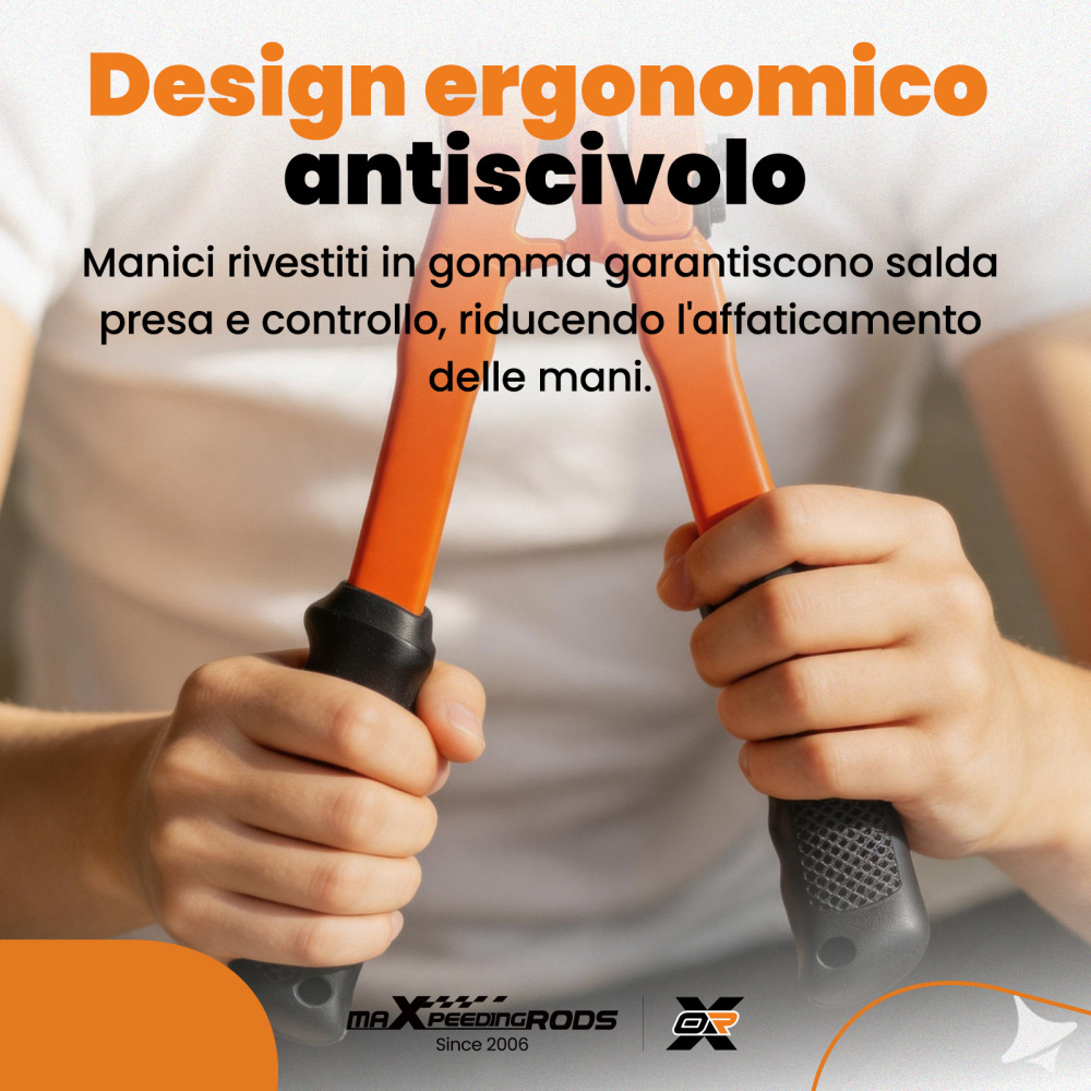 Tronchese 14 350mm Acciaio CR-V for Taglio Bulloni Barre Rivetti Catene