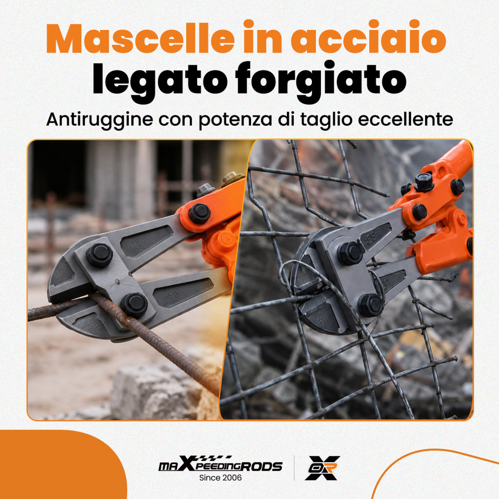 Tronchese 14 350mm Acciaio CR-V for Taglio Bulloni Barre Rivetti Catene