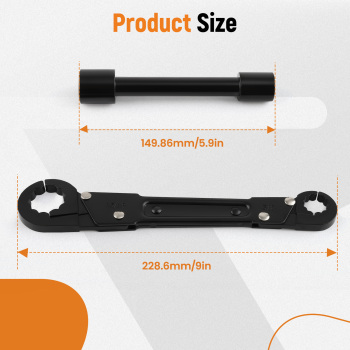 Plumbing Tools, Dual Kwik Wrench Kit,Angle Stop Wrench, Plumbing Wrench