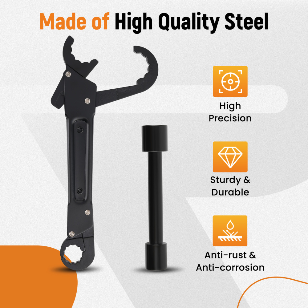 Plumbing Tools, Dual Kwik Wrench Kit,Angle Stop Wrench, Plumbing Wrench