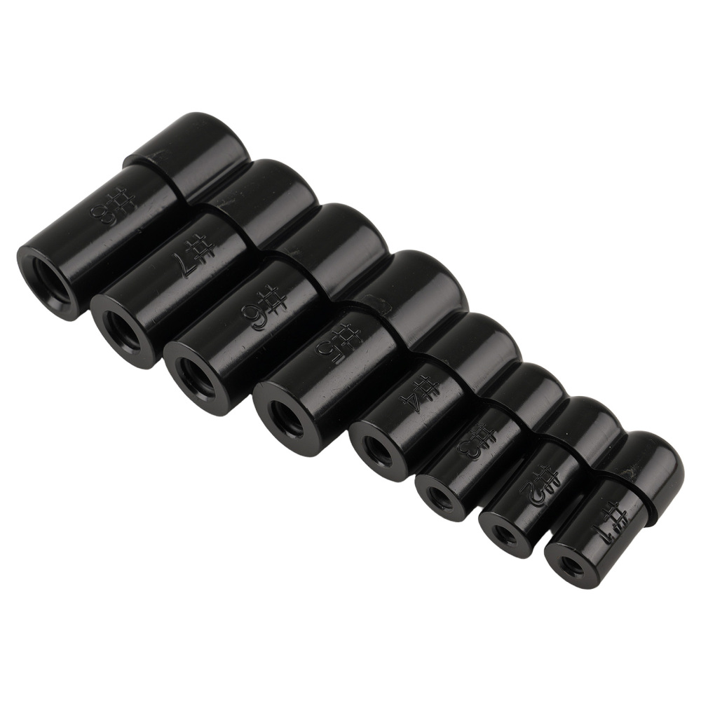 8PC Tap Socket Set Square Drive Tool Holder 1/8 to 1/2 NPT Metric 12mm Steel