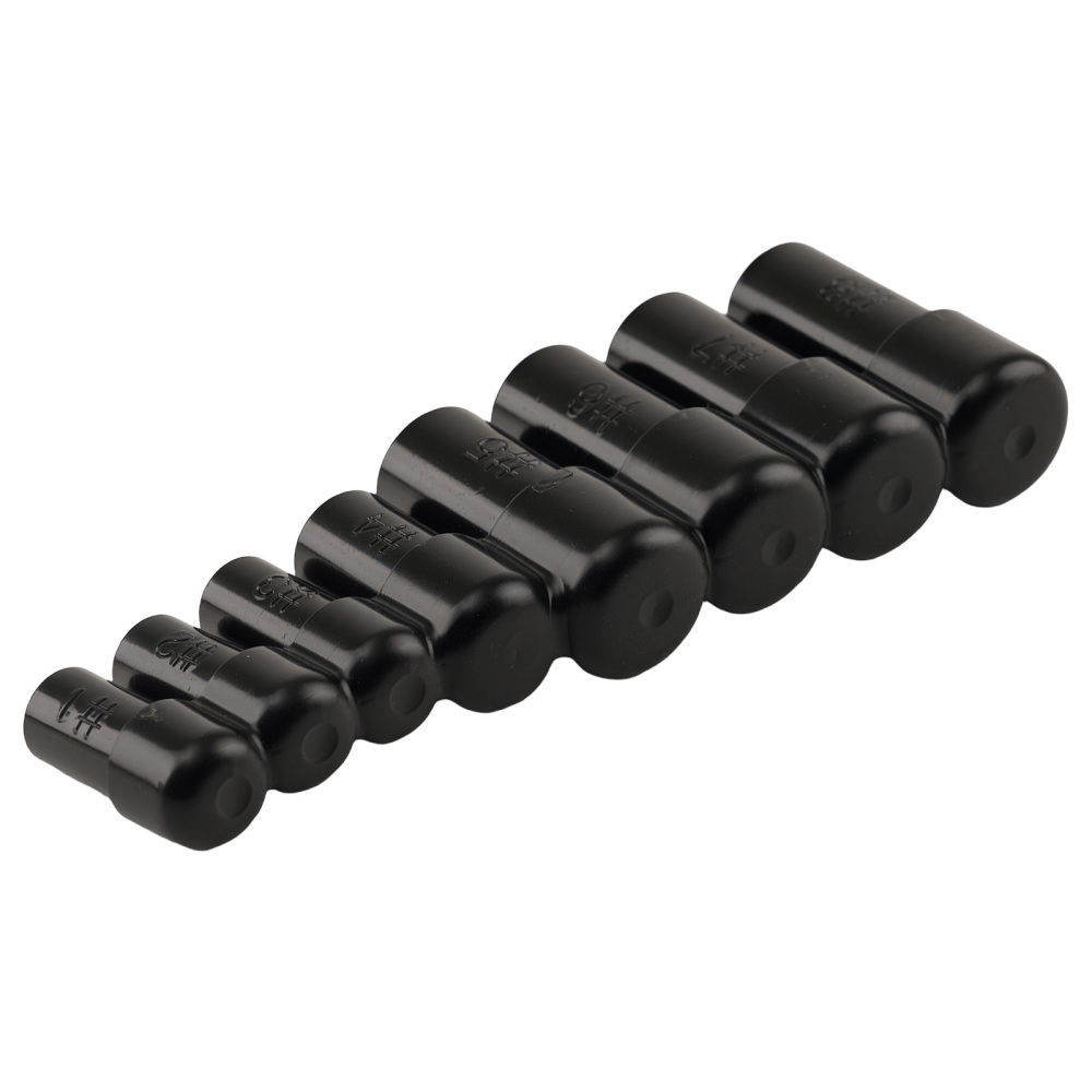 8PC Tap Socket Set Square Drive Tool Holder 1/8 to 1/2 NPT Metric 12mm Steel