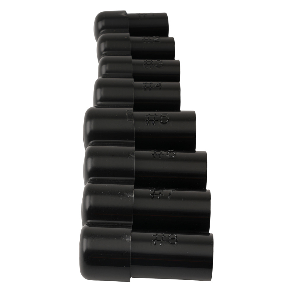 8PC Tap Socket Set Square Drive Tool Holder 1/8 to 1/2 NPT Metric 12mm Steel