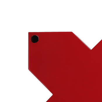 20 Ton H Frame Press Plates 4 Notch Metal Shop Press Bed 5x5 inch 2PC Set Red