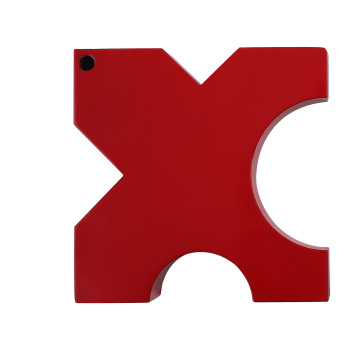 20 Ton H Frame Press Plates 4 Notch Metal Shop Press Bed 5x5 inch 2PC Set Red