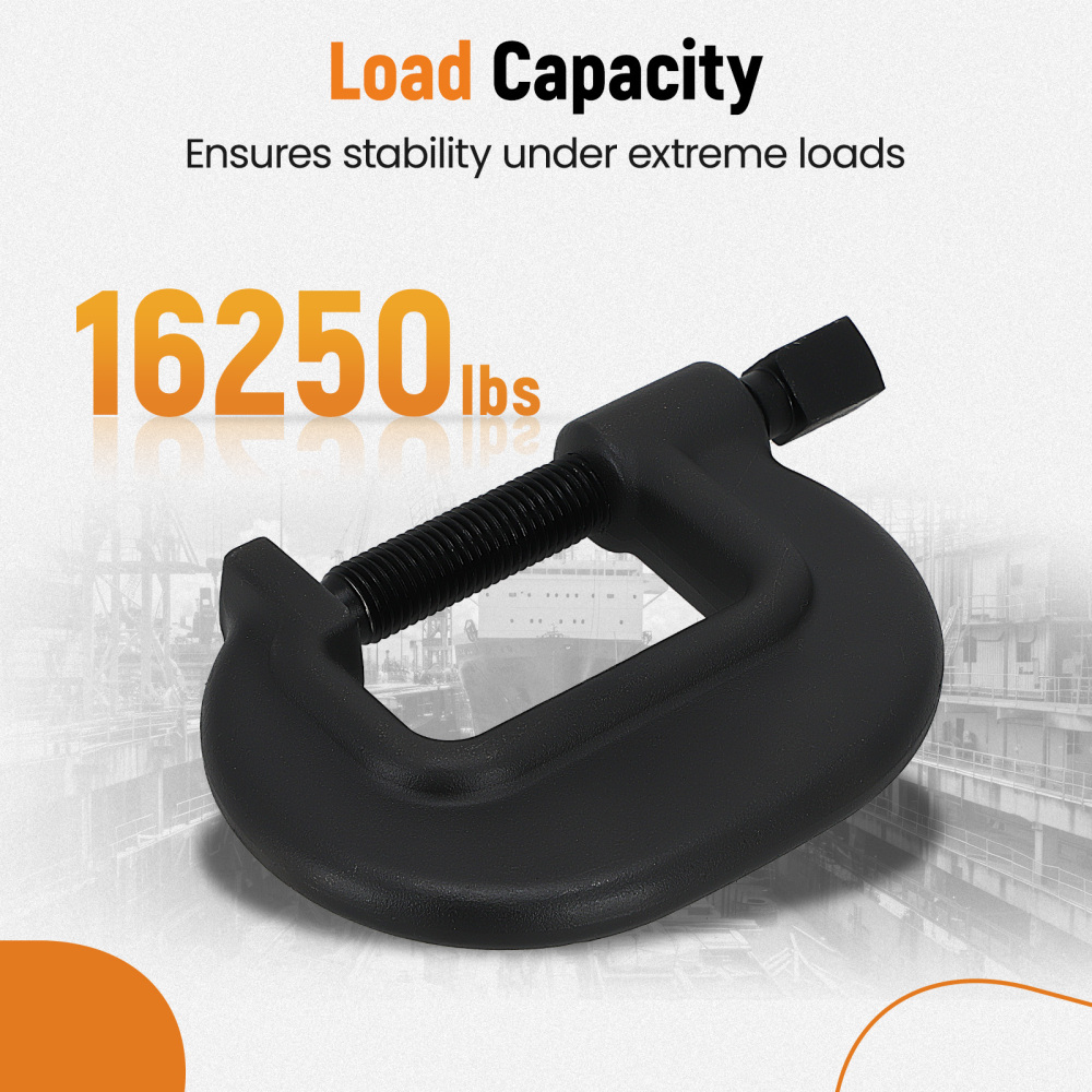 3‘’ Brute Force MachininC-Clamp 3-7/16 Opening Capacity for Heavy Construction