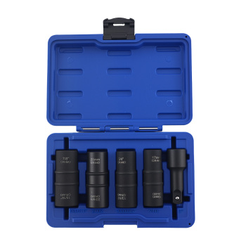 1/2 5PC Flip Impact Socket Set 17mm 19mm 21mm 22mm 3/4-15/16 Extension Bar