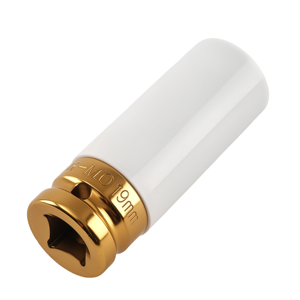 4 Douilles 1/2 6 Pans Alliage 17mm-22mm Impact Roue CR-V Couleur