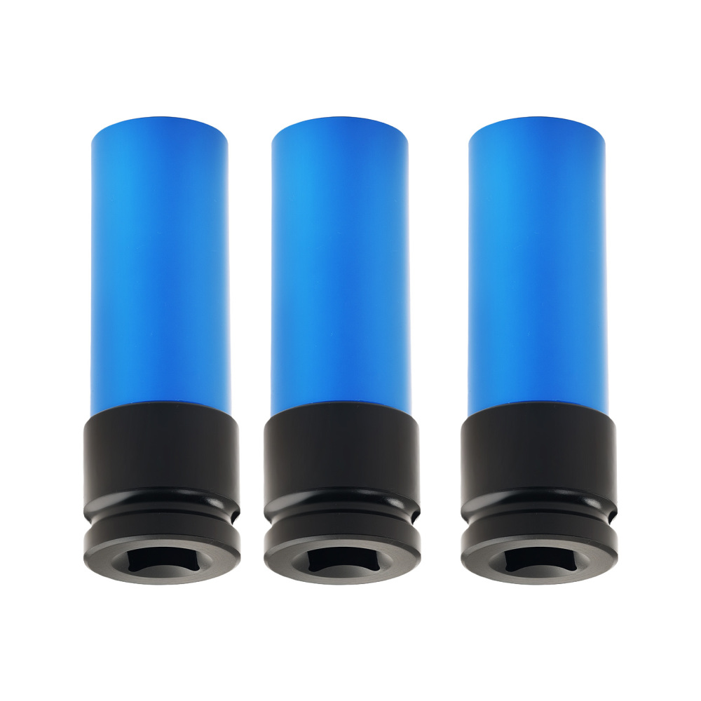 3 Inserti 1/2 17mm Cromo-Molibdeno for Avvitatori Manuali 85mm