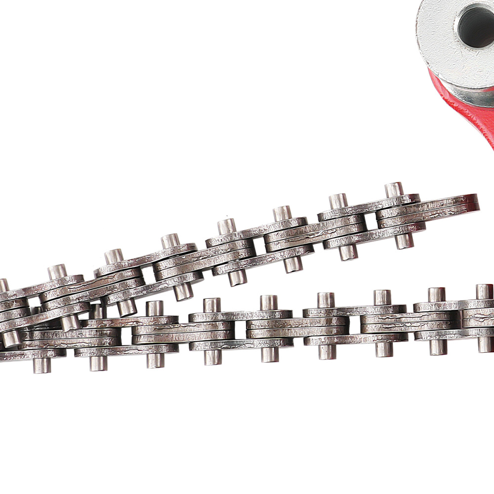 5 Inch Bench Chain Vise Cast Iron Pipe Holder 1/8-5 Capacity