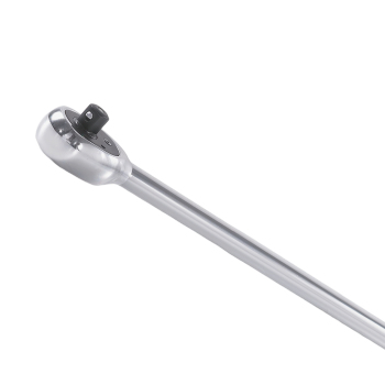 3/8 Drive 450mm Long Ratchet 72 Tooth Straight Handle Chrome Plated Tool