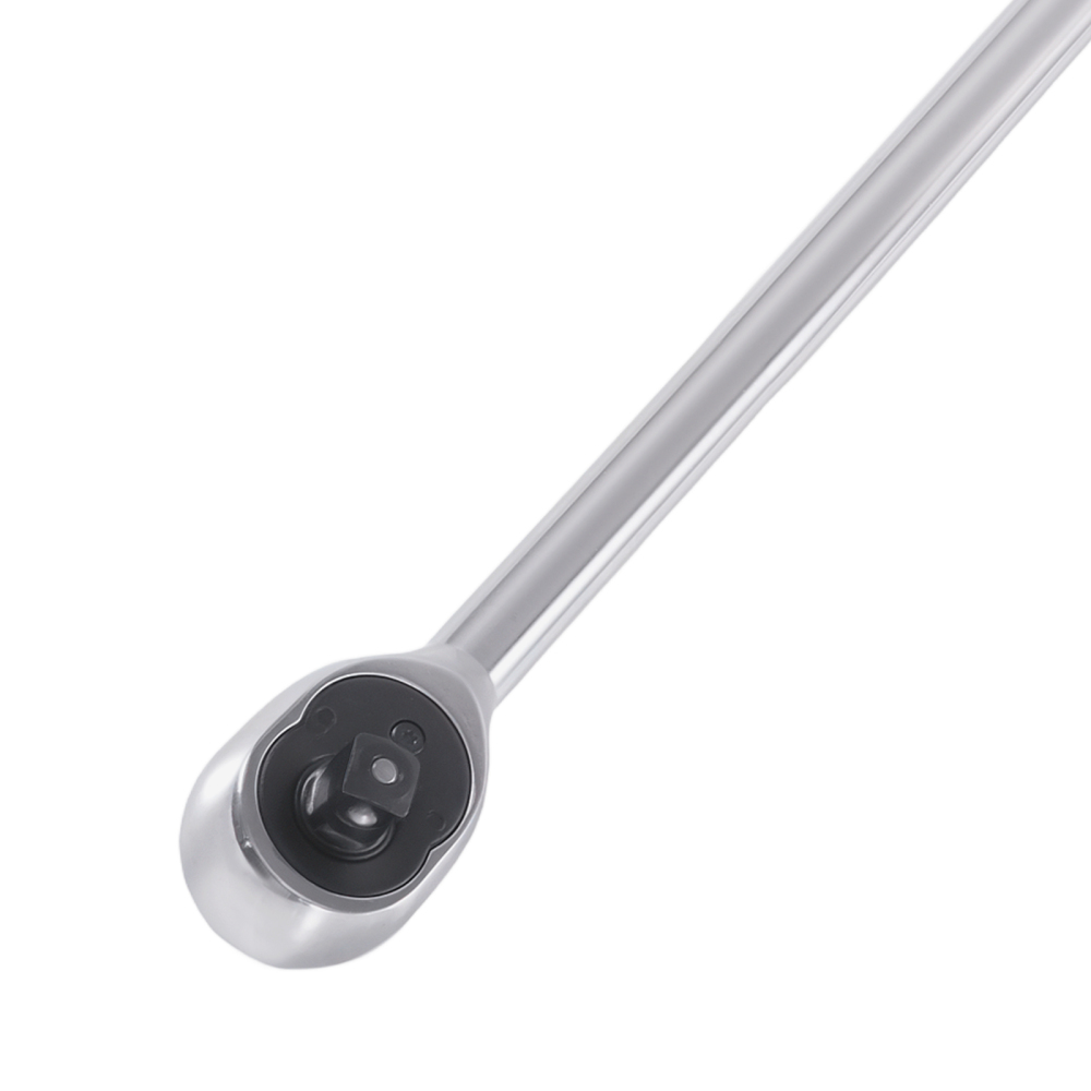 3/8 Drive 450mm Long Ratchet 72 Tooth Straight Handle Chrome Plated Tool