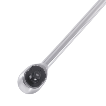 3/8 Drive 450mm Long Ratchet 72 Tooth Straight Handle Chrome Plated Tool