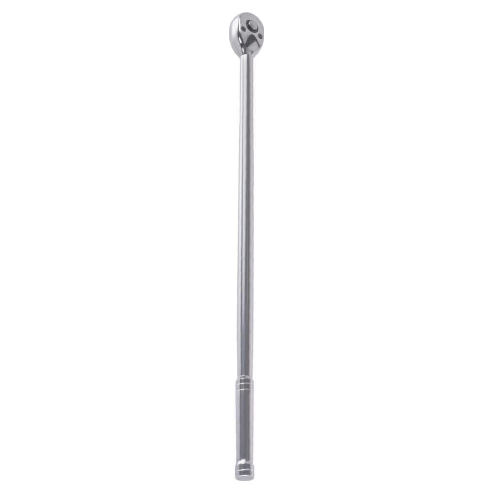 3/8 Drive 450mm Long Ratchet 72 Tooth Straight Handle Chrome Plated Tool