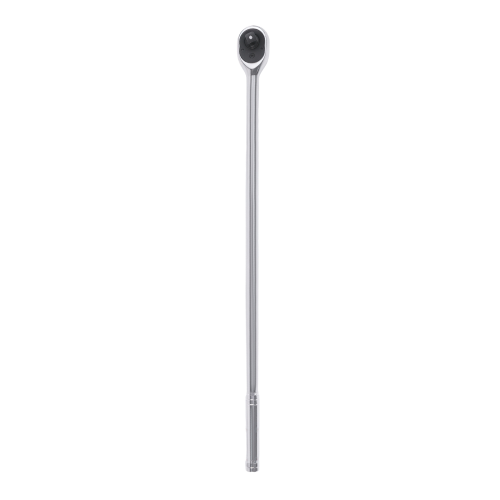 3/8 Drive 450mm Long Ratchet 72 Tooth Straight Handle Chrome Plated Tool