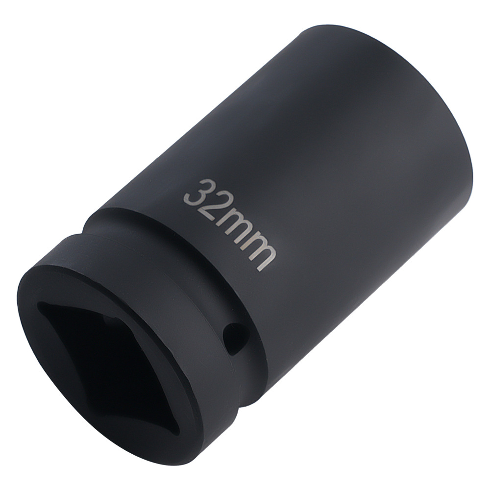 10 Piece 1in Drive Impact Socket Set 6-Point 22-50mm CR-V Automotive Tools