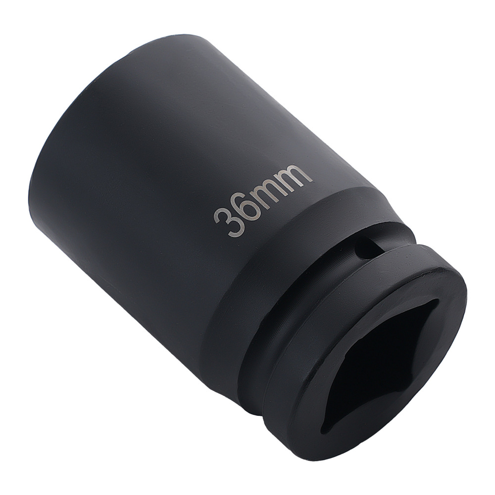 10 Piece 1in Drive Impact Socket Set 6-Point 22-50mm CR-V Automotive Tools