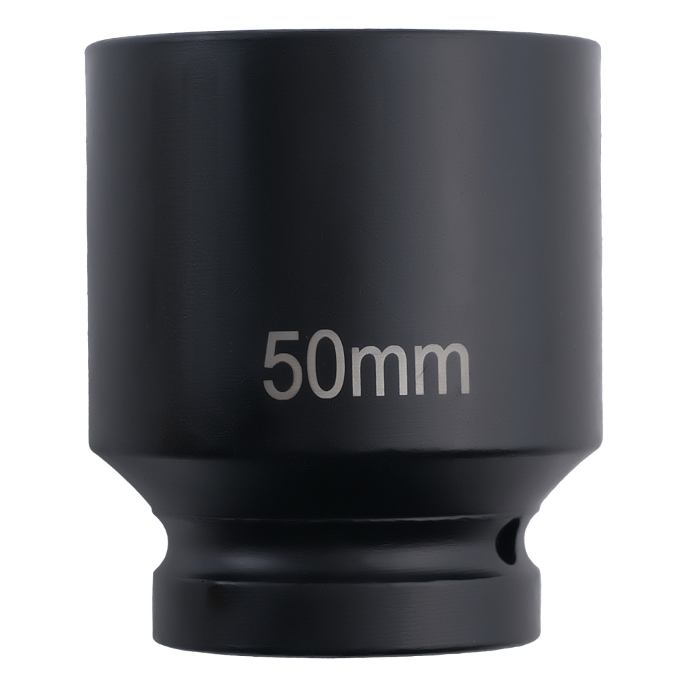 10 Piece 1in Drive Impact Socket Set 6-Point 22-50mm CR-V Automotive Tools