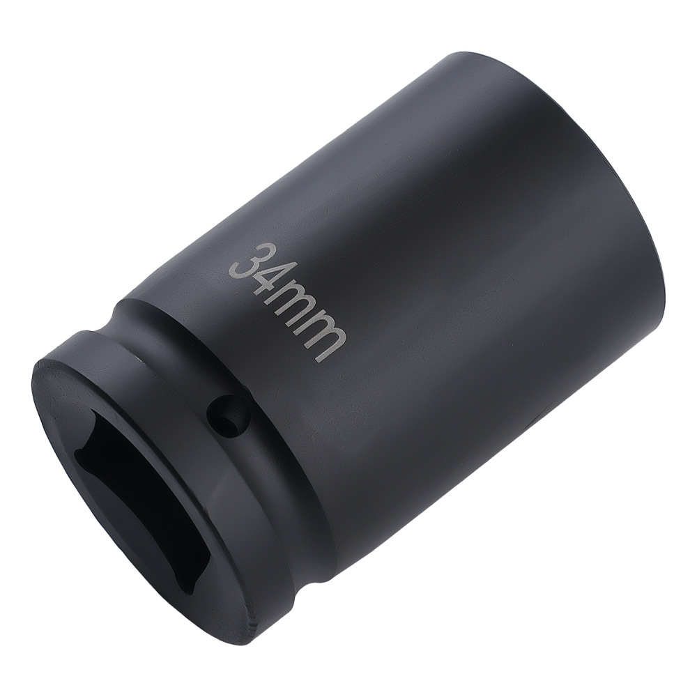 1 Deep Drive Impact Socket Set 12pc 24-41mm 80mm CR-V 6 Point Hex Tools