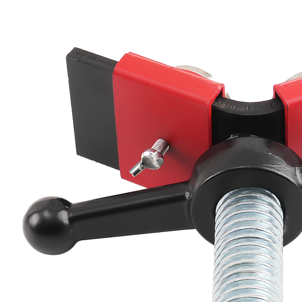 Adjustable Ball Head Pipe Jack Stand Steel 2500lbs Welding Support 24-42in