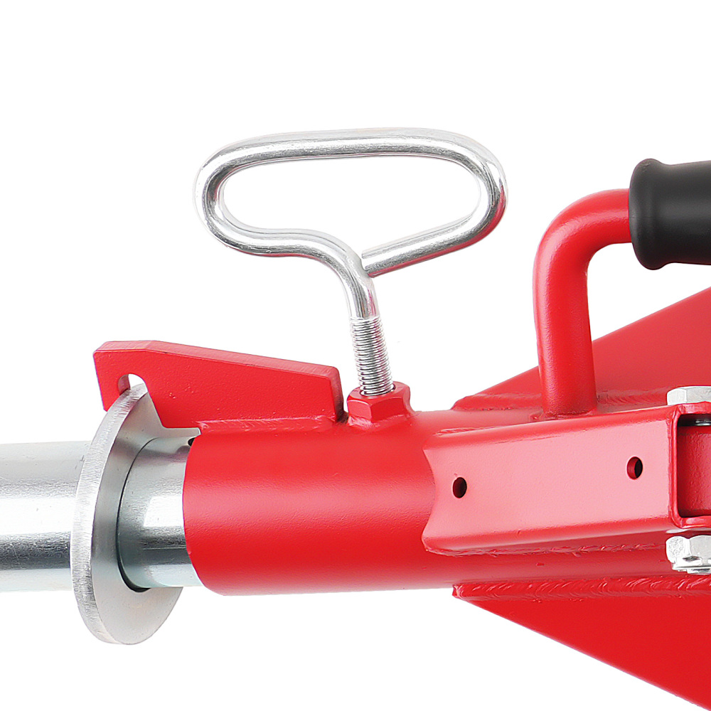 Adjustable Ball Head Pipe Jack Stand Steel 2500lbs Welding Support 24-42in