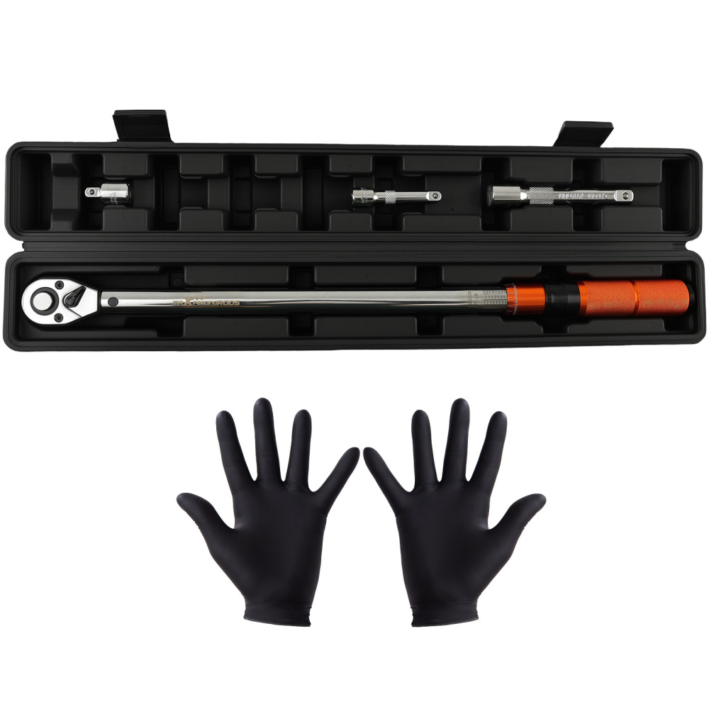 1/2 Adjustable Torque Wrench 34-340Nm Aluminium Handle for Auto Repair Work