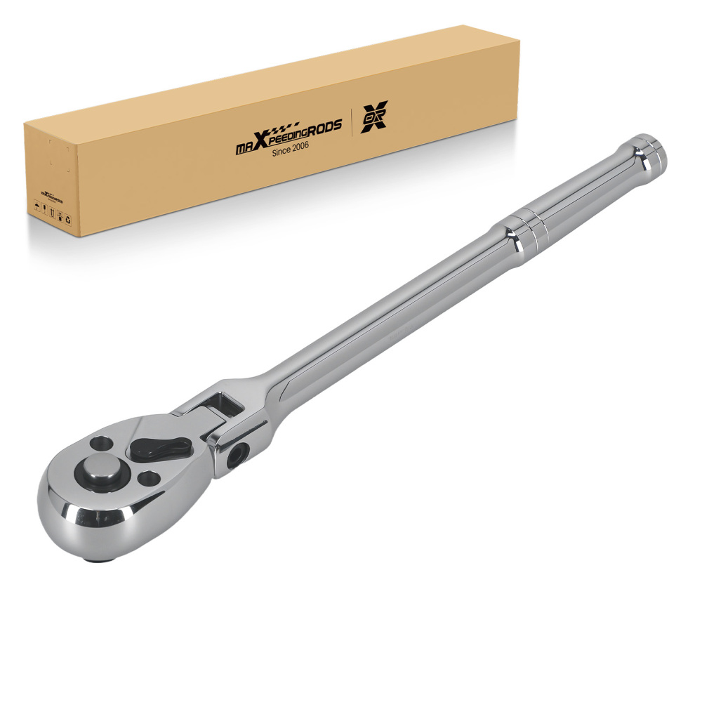 3/8 Flex Head Ratchet Chrome Vanadium 72T Quick Release 248mm Tool