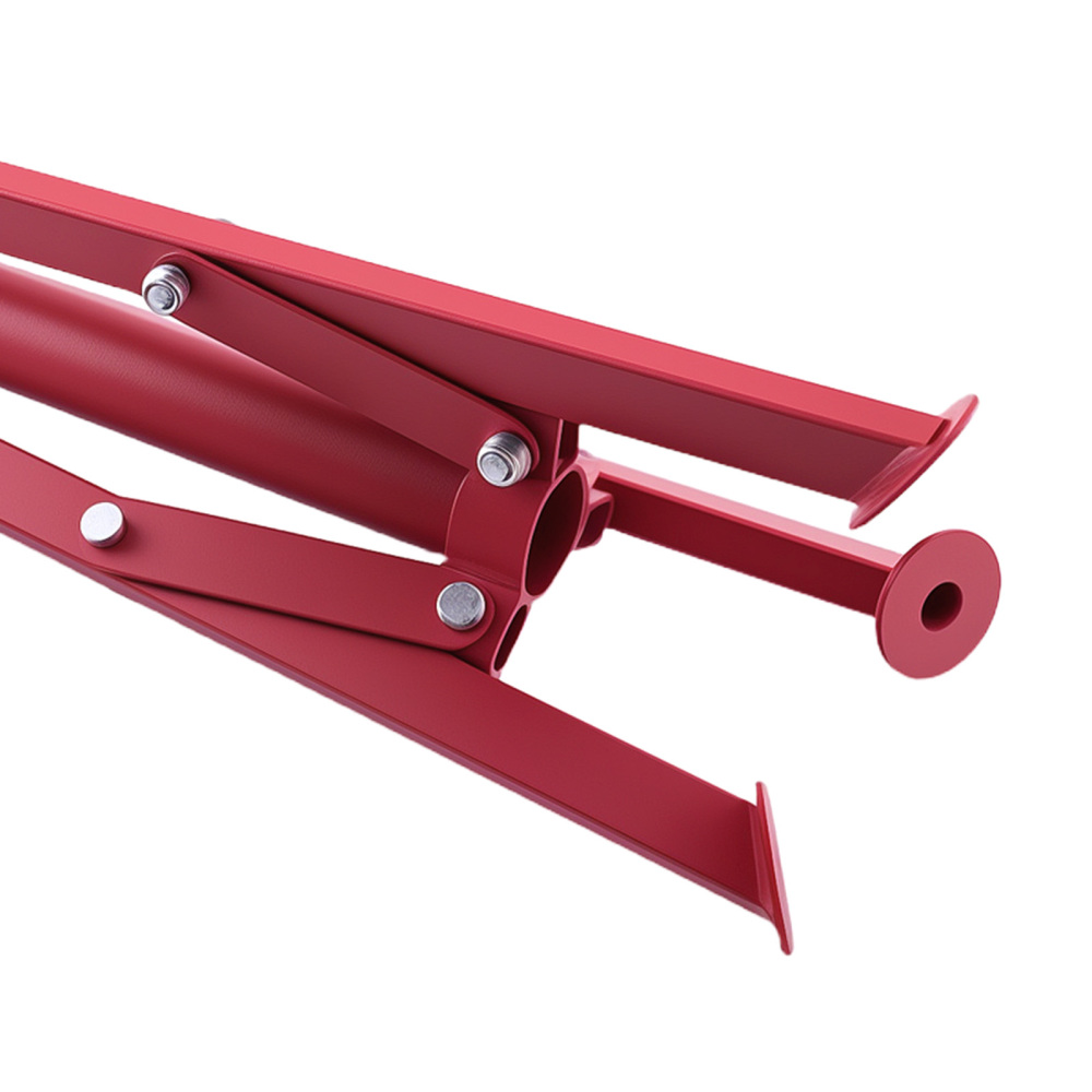 Adjustable V Head Pipe Jack Stand Steel 2500lbs Load Capacity 27.2-52 inches