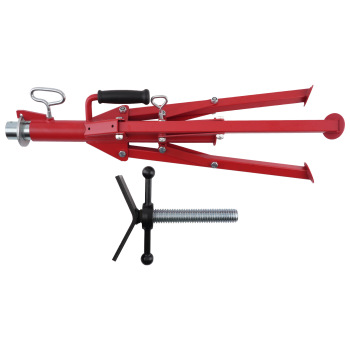 Adjustable Heavy Duty Pipe Stand V-Head Steel 71-132cm 1134kg Tripod Jack