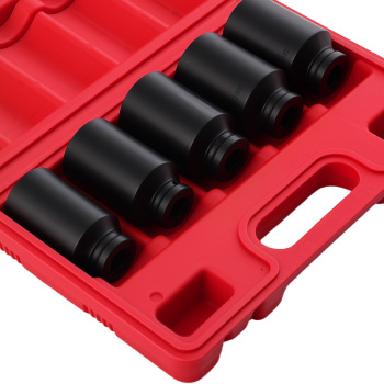 1/2 Drive Impact Socket compatible for Mercedes Fiat Renault 30-36mm 5Pcs 12 Point