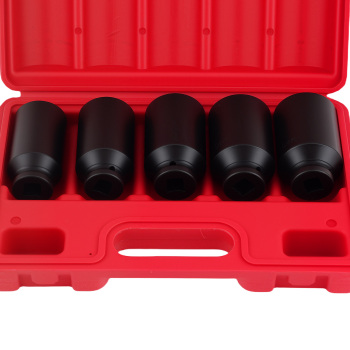 1/2 Drive Impact Socket compatible for Mercedes Fiat Renault 30-36mm 5Pcs 12 Point
