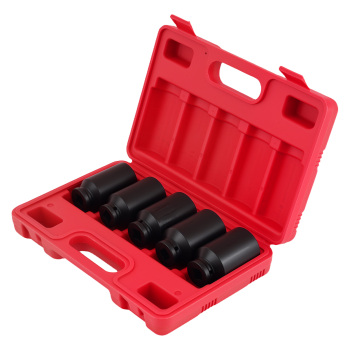 1/2 Drive Impact Socket compatible for Mercedes Fiat Renault 30-36mm 5Pcs 12 Point