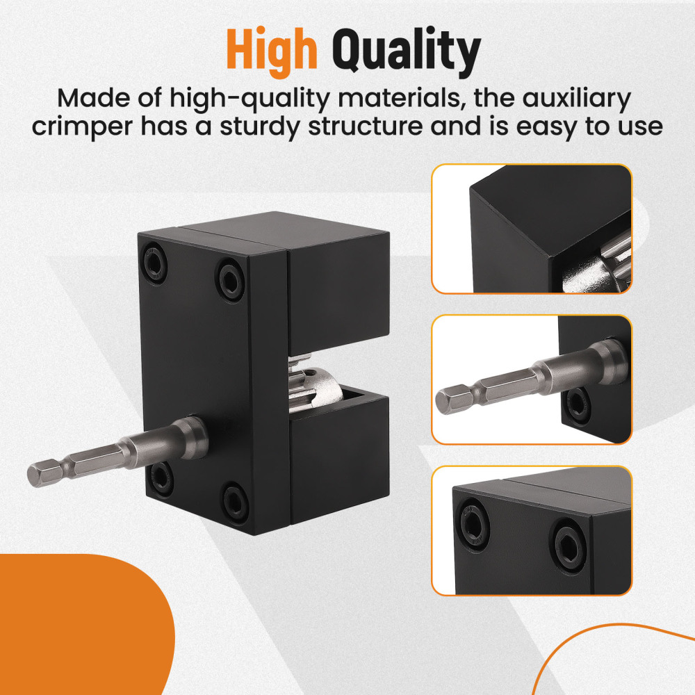 Impact Driver Power-Assisted Sheet Metal Crimper Replacement for C5A2 Crimping Tool