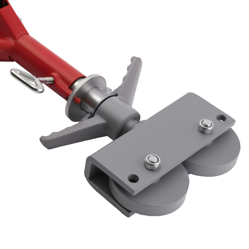 Adjustable Pipe Jack Stand 2500lbs Roller Head 32-55in Steel Heavy Duty