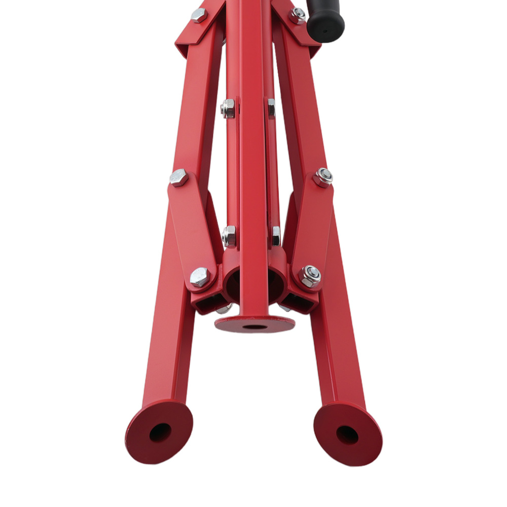 Adjustable Pipe Jack Stand 2500lbs Roller Head 32-55in Steel Heavy Duty