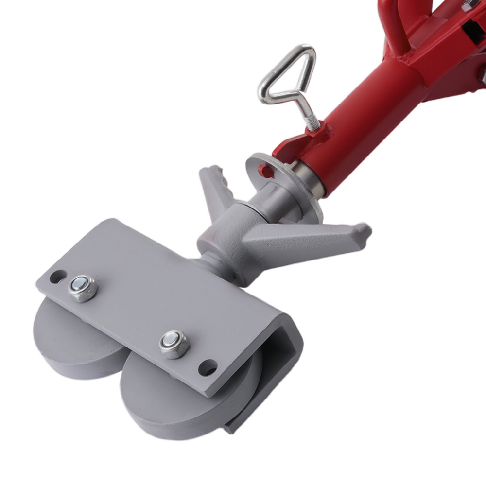 Adjustable Pipe Jack Stand 2500lbs Roller Head 32-55in Steel Heavy Duty