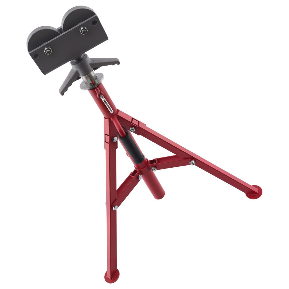 Adjustable Pipe Jack Stand 2500lbs Roller Head 32-55in Steel Heavy Duty